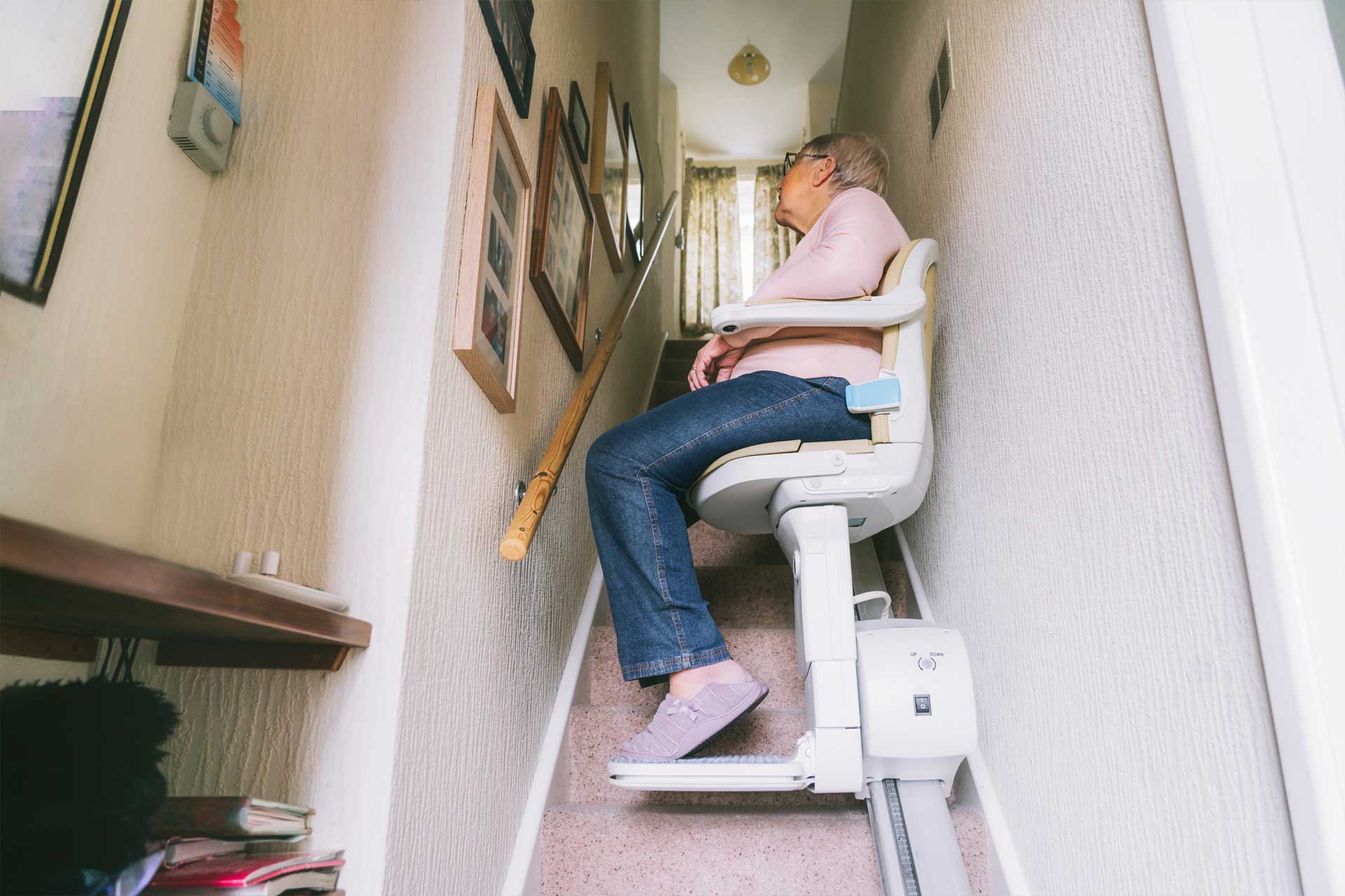 In home stair lift - for elderly